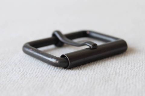 Rollschnallen- Eisen geschw&auml;rzt - 40 mm 334-A - Bild: A1